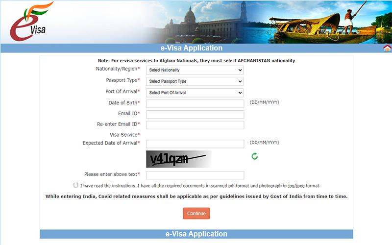 Bạn cần điền đầy đủ thông tin vào đơn xin eVisa đi Ấn Độ.