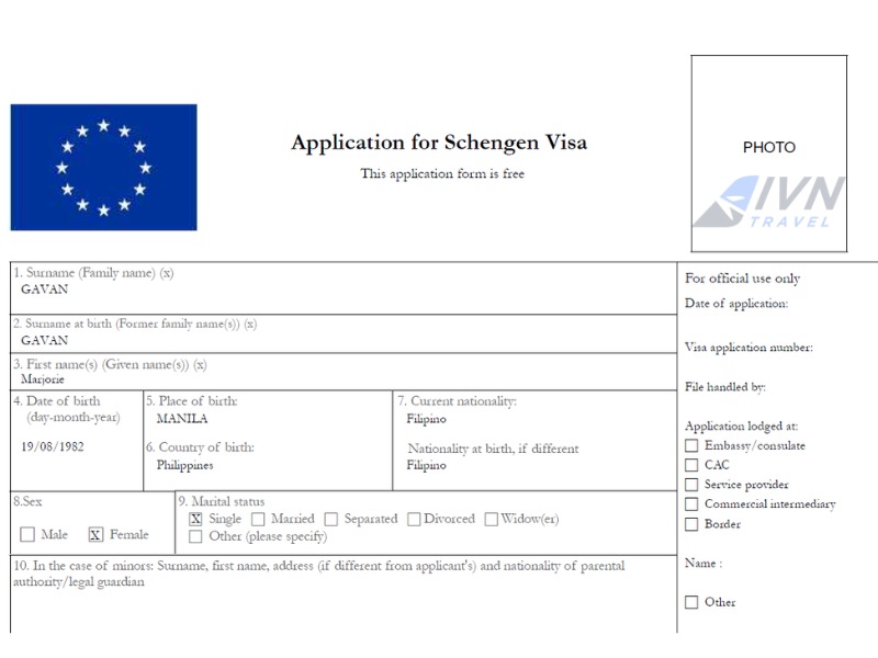 Bạn cần điền đầy đủ thông tin vào tờ khai xin visa nhập cảnh Phần Lan